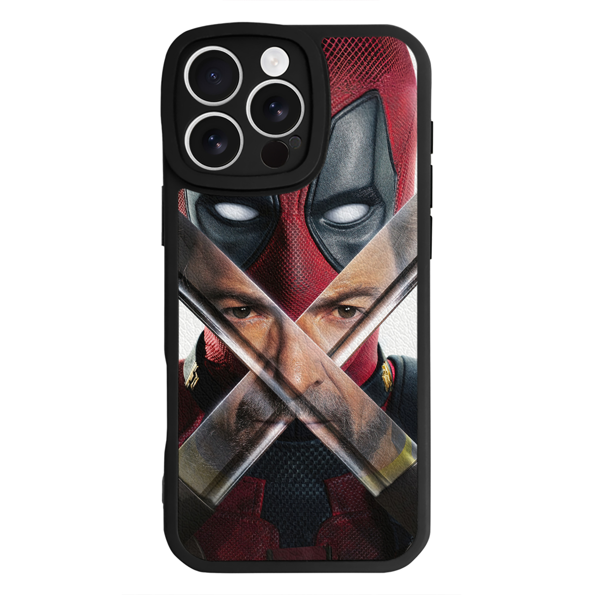 （画像用） Deadpool デッドプール 【iPhone 16シリーズ対応】シリコンスマホケース（レザー調） 材質：シリコン